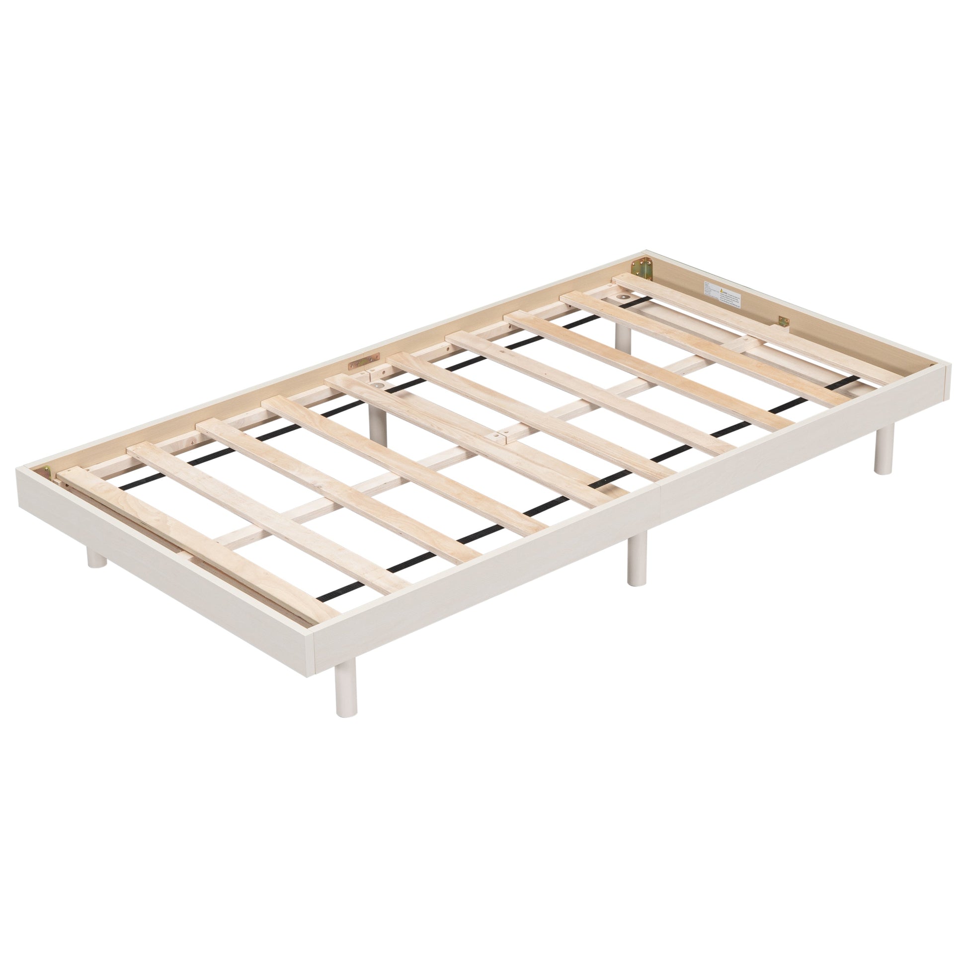 Laken Modern Design Twin Size Floating Platform Bed Frame