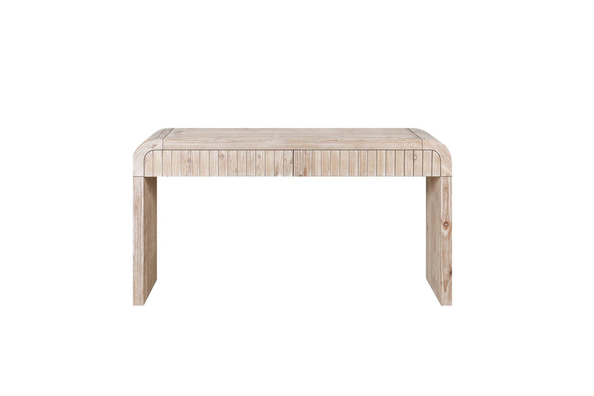 Birdie 59'' Vintage Crafted 2-Drawer Console Table, Natural Wood Wash