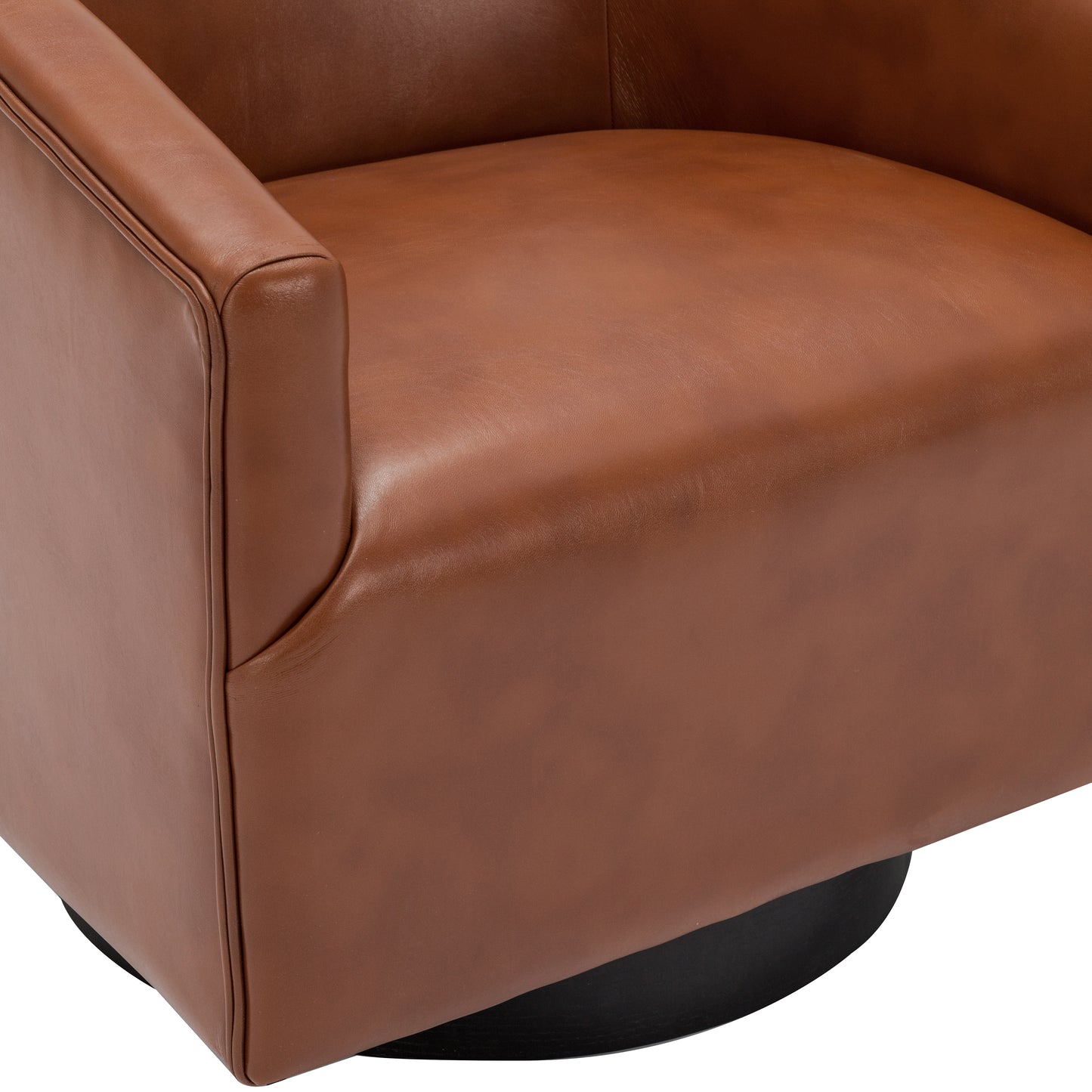 Garland Caramel Wood Base Swivel Chair