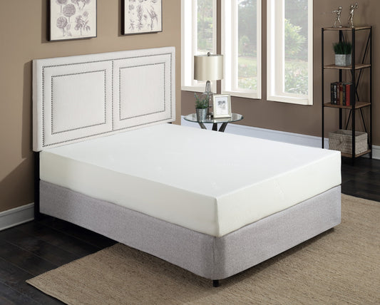 Super Plush 10 in. Medium Gel Memory Foam Mattress for King Size Bed in a Box with Breathable White Aloe Vera Cover