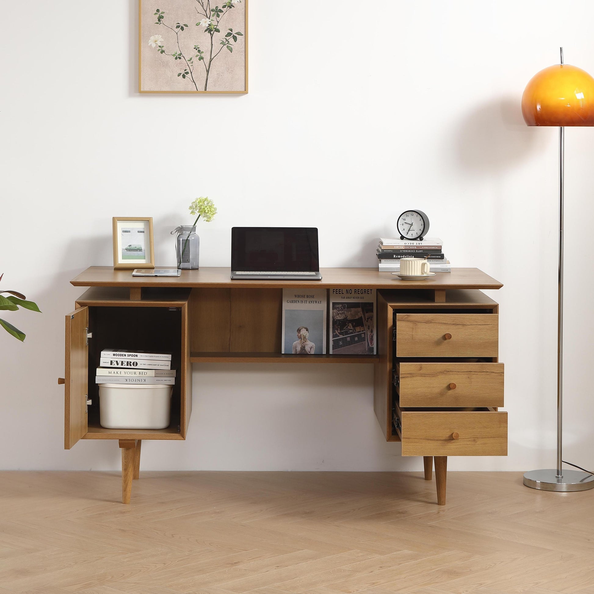 Misha Mid-Century Modern Desk