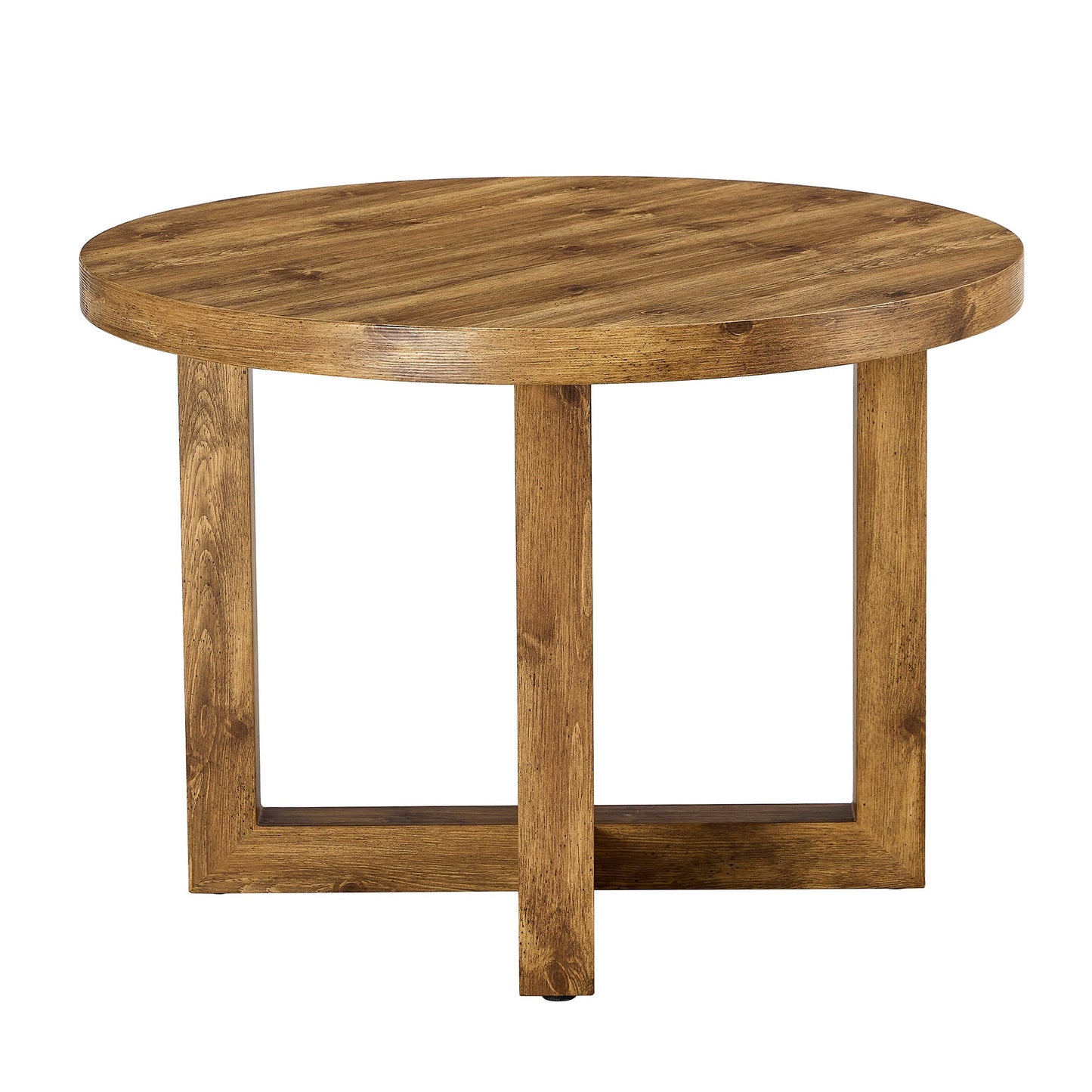 Milo Modern Round Natural Finish Dining Table