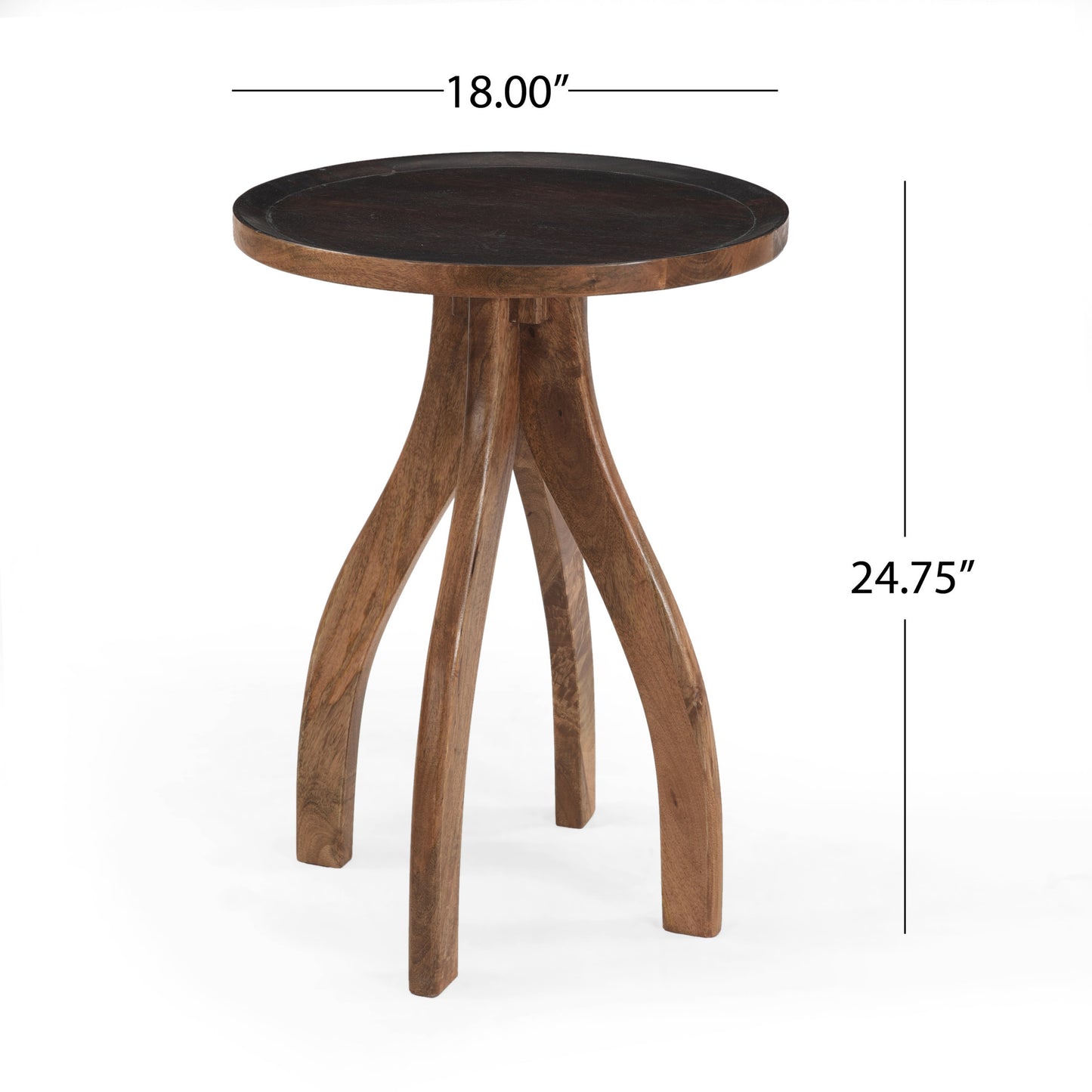 Chase Rustic Wooden Side Table