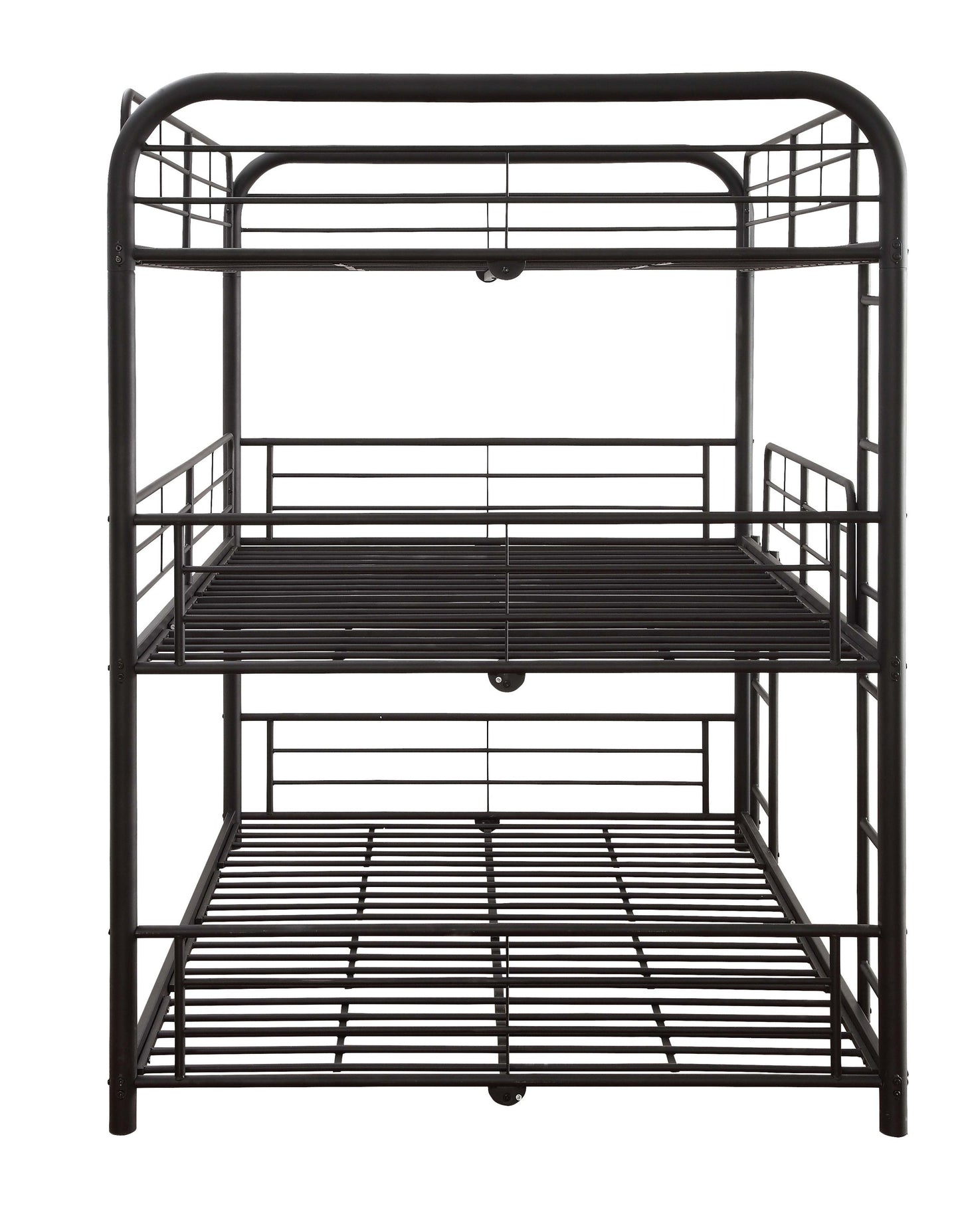 Cairo Sandy Black Finish Triple Full Bunk Bed