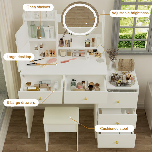 Aki Contemporary Vanity Set