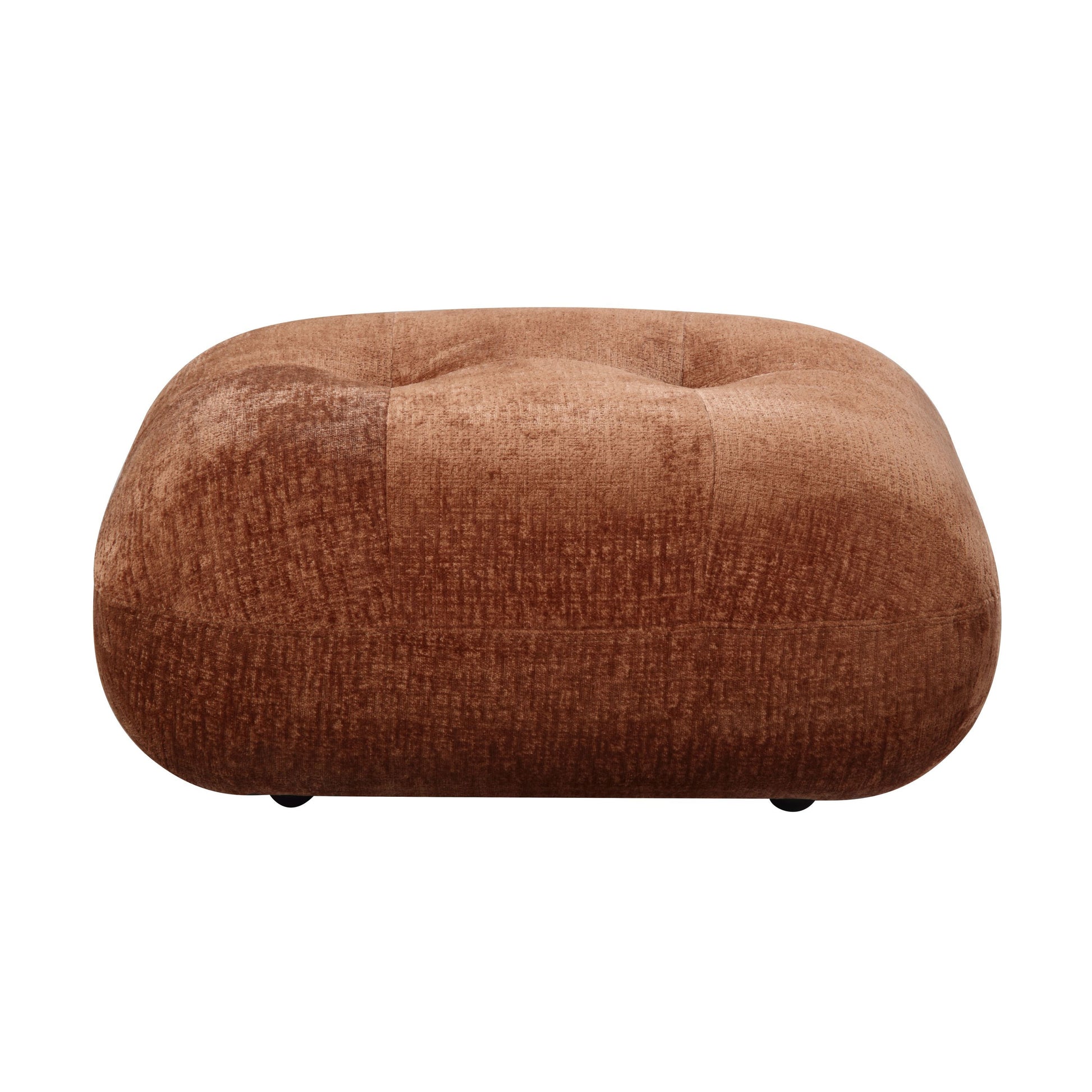 Carrick Beige Sandwich Mesh Fabric Ottoman