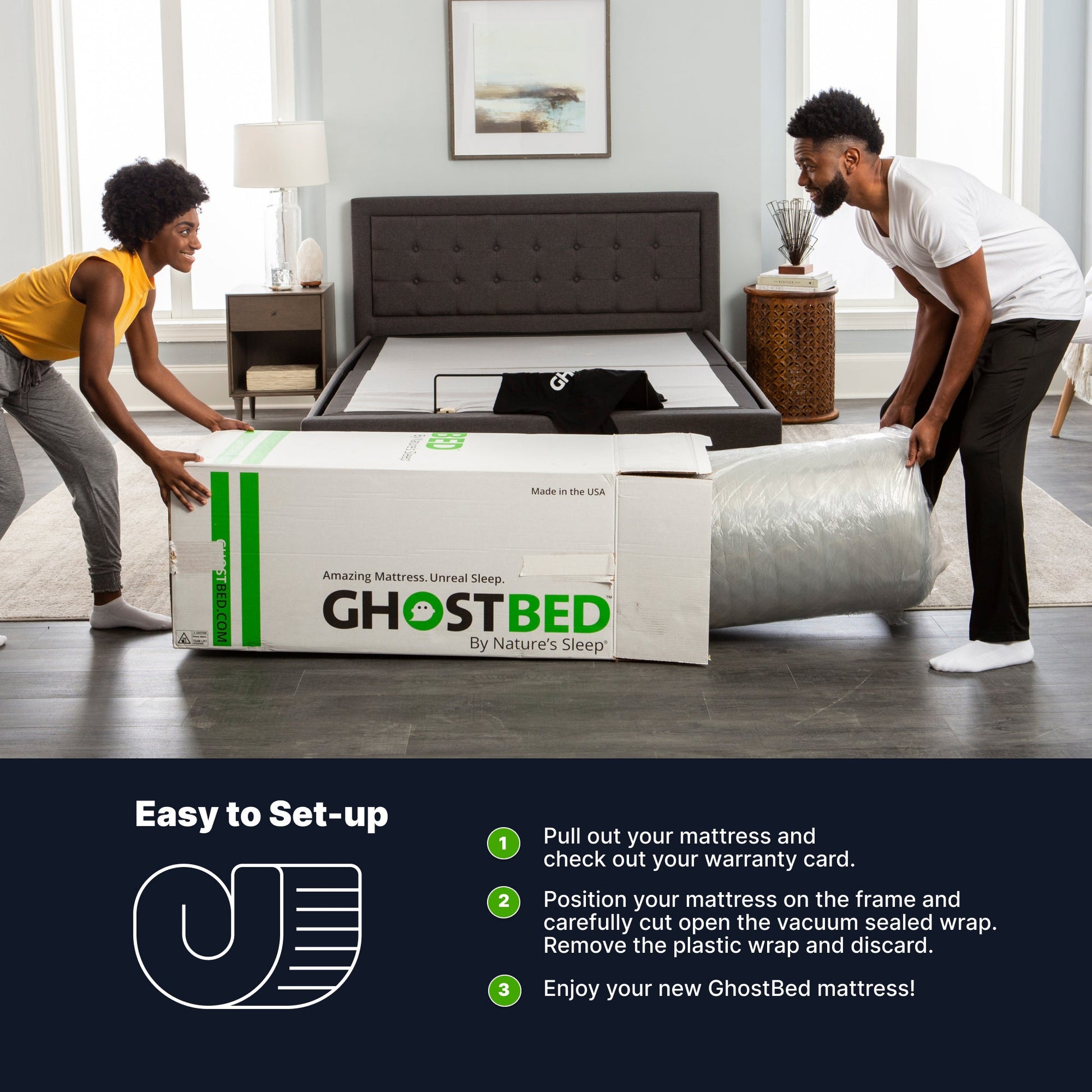 GhostBed 10" Memory Foam Mattress - Full