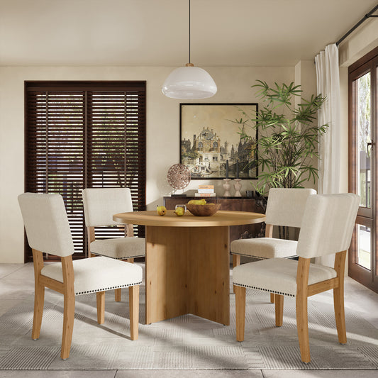 Lexington 5-Piece Modern Dining Set, Natural