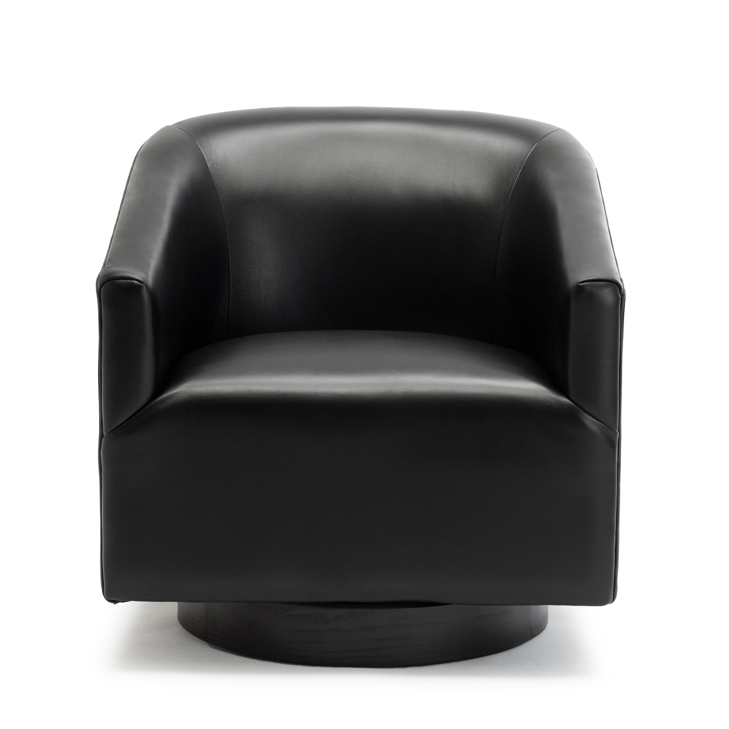 Garland Black Wood Base Swivel Chair