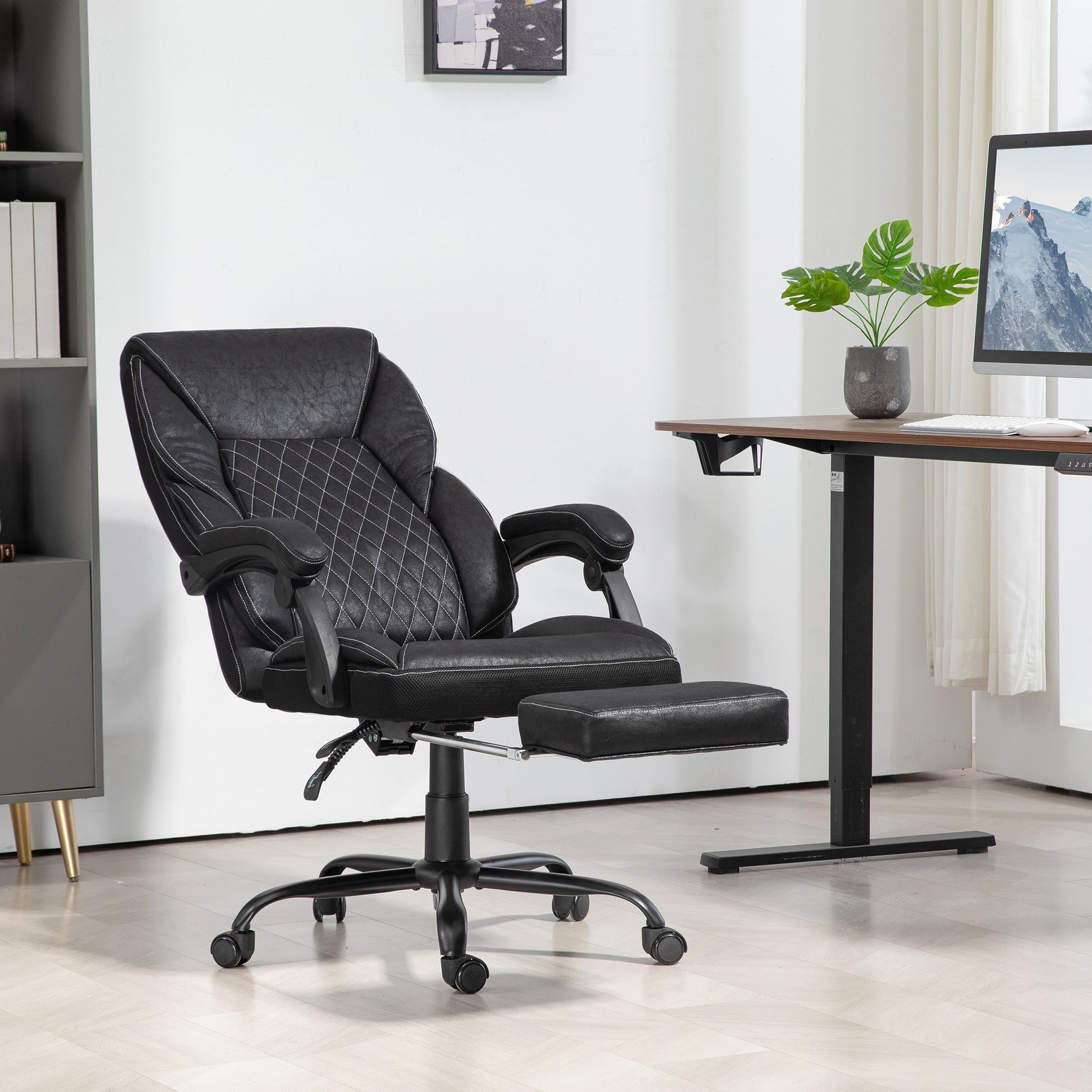 Fiorella Big & Tall Executive Office Chair, Black