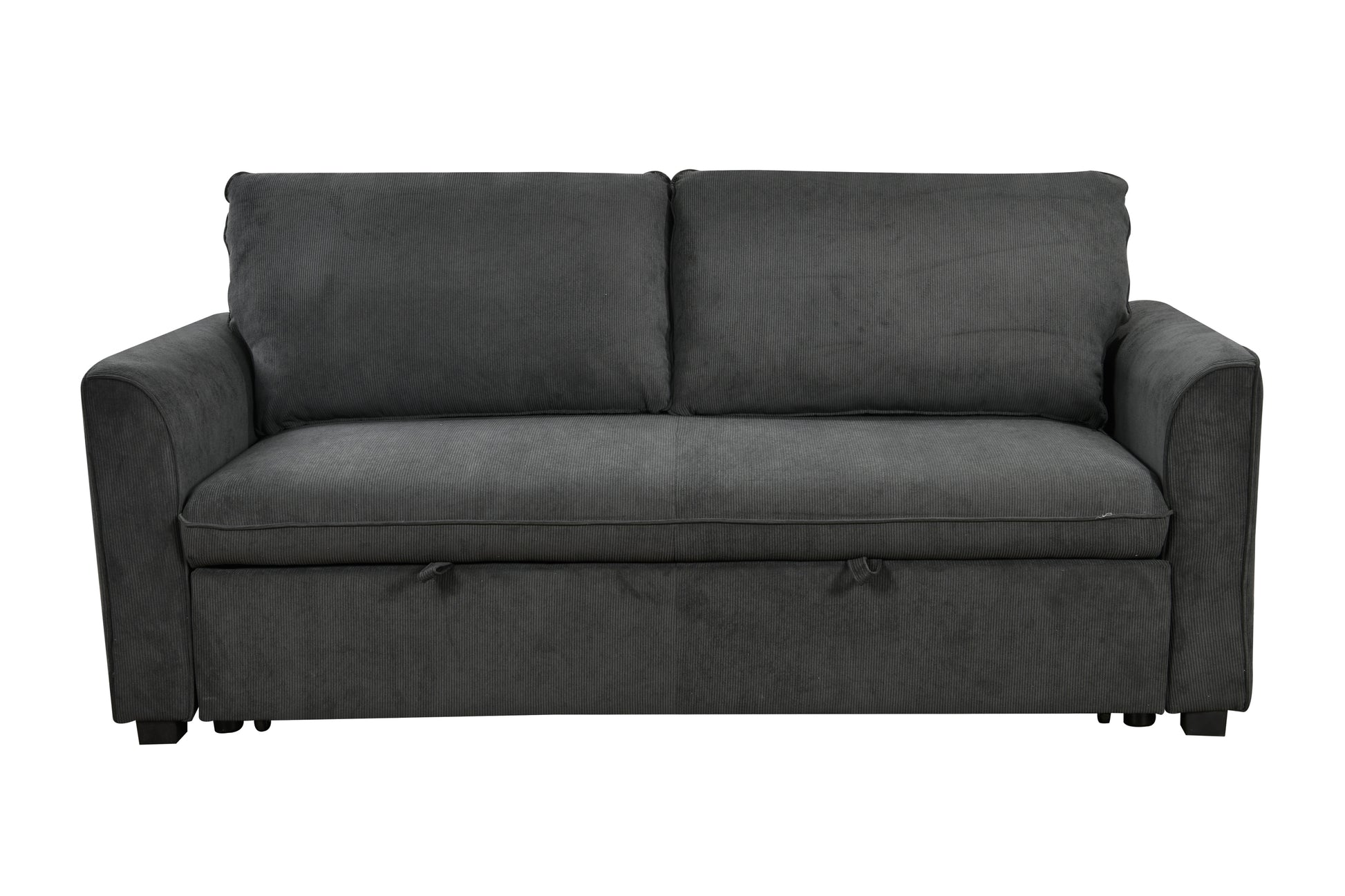 Saffron Modern 78" 3 in 1 Convertible Sofa Sleeper, Gray