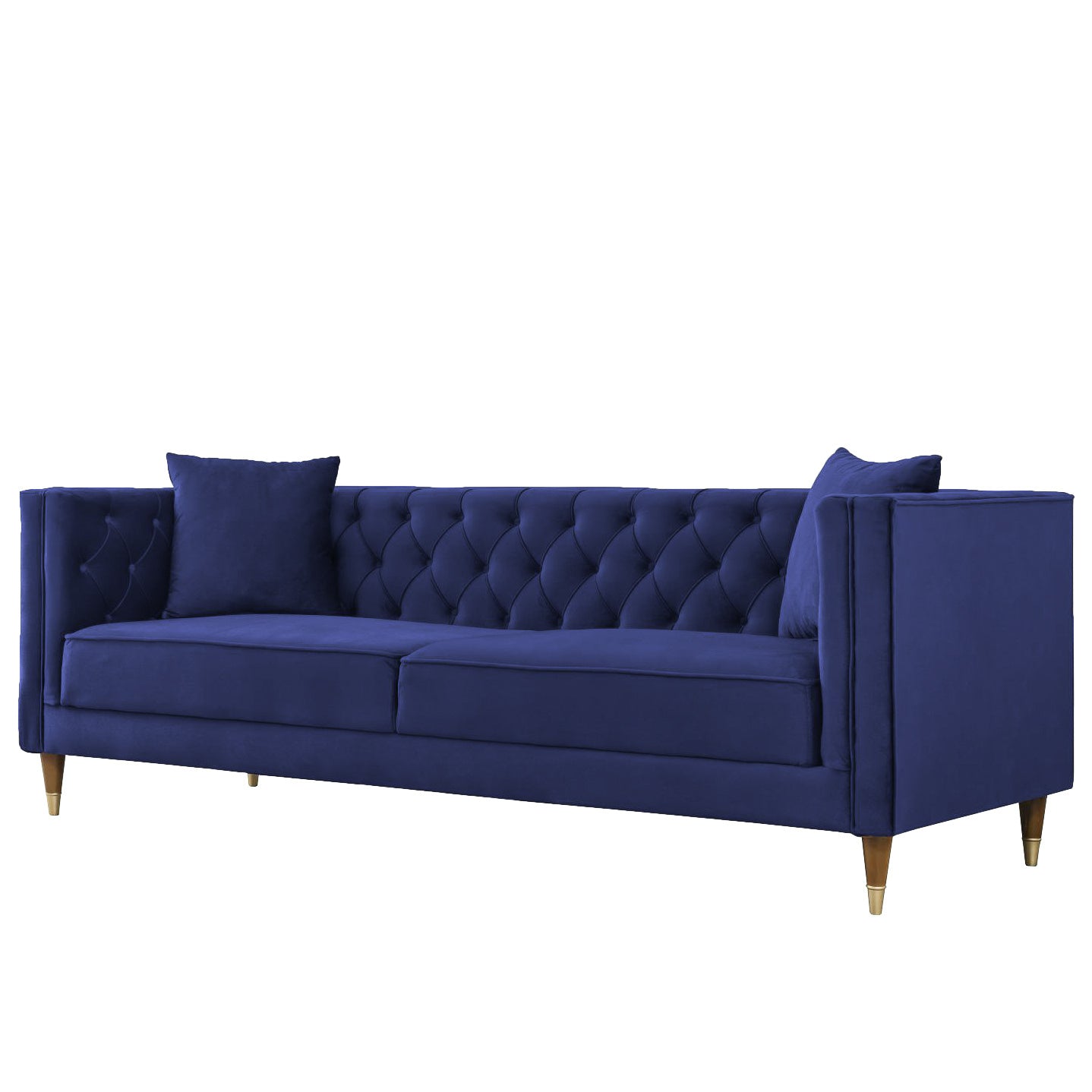 Autumn Modern Blue Velvet Sofa