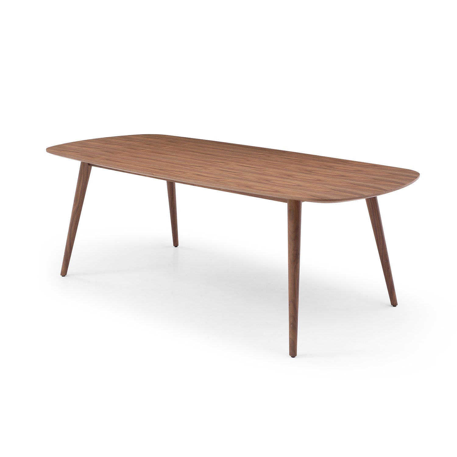 Douglas 71" Mid-Century Modern Dining Table, Walnut