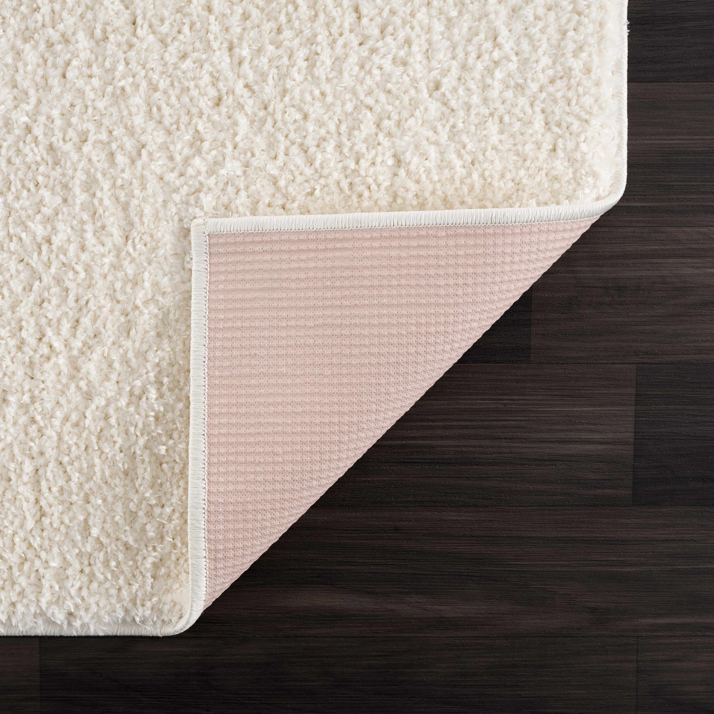 Judy White Washable Area Rug