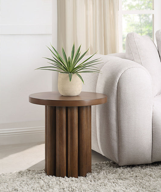 Loanna Wooden Color Finish End Table