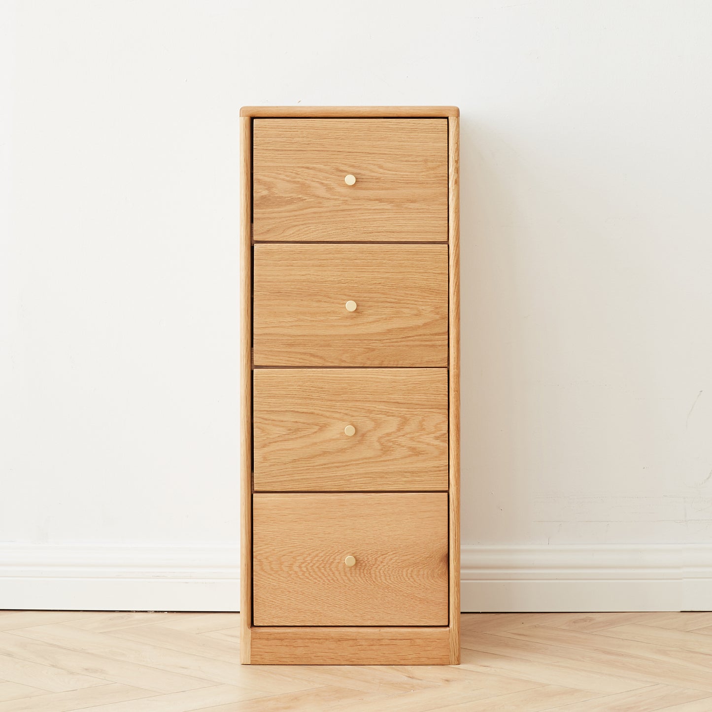 Parker 4-Drawer Solid Oak Chest