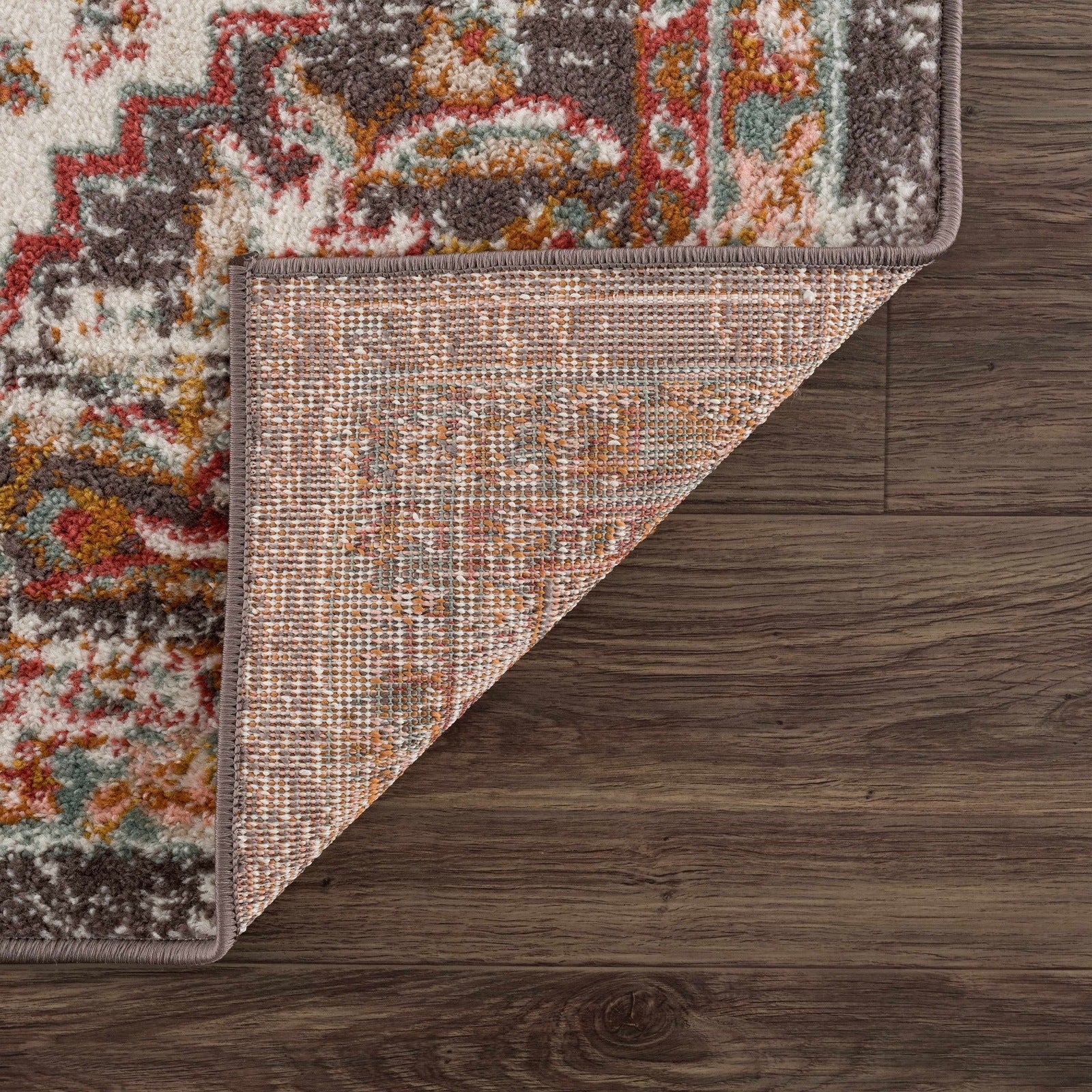 Oark Floral Medallion Area Rug