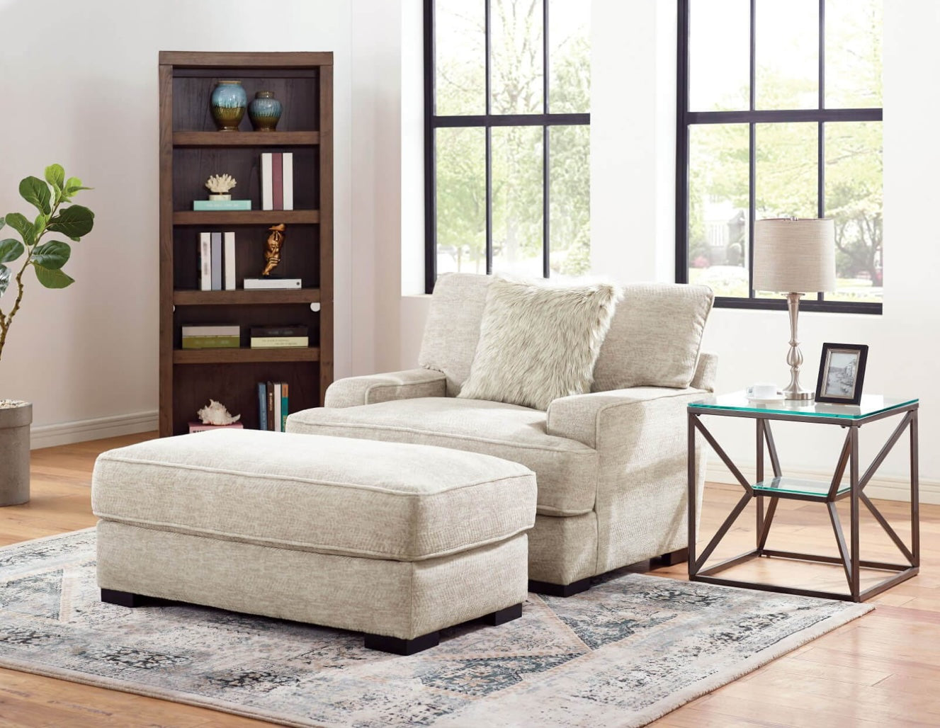 Ardenfold Contemporary Upholstered Sofa - Furniture of America