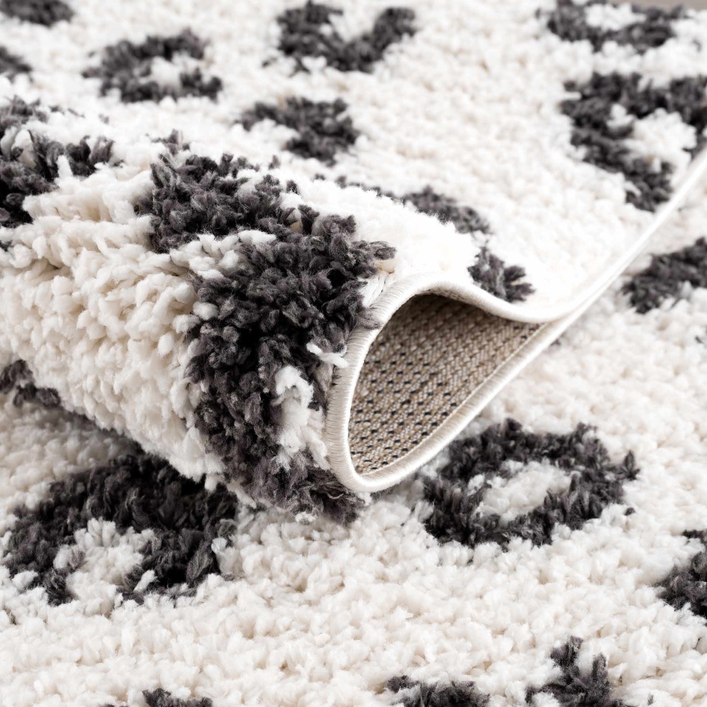 Zhen Black & White Area Rug - Clearance