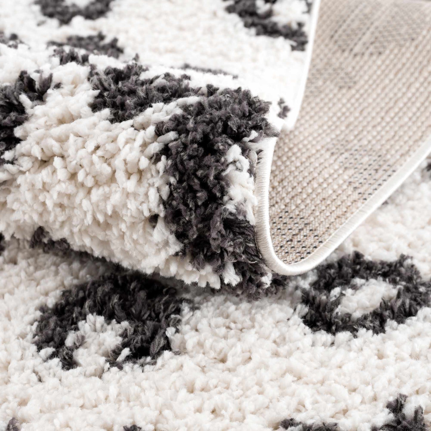 Zhen Black & White Area Rug - Clearance