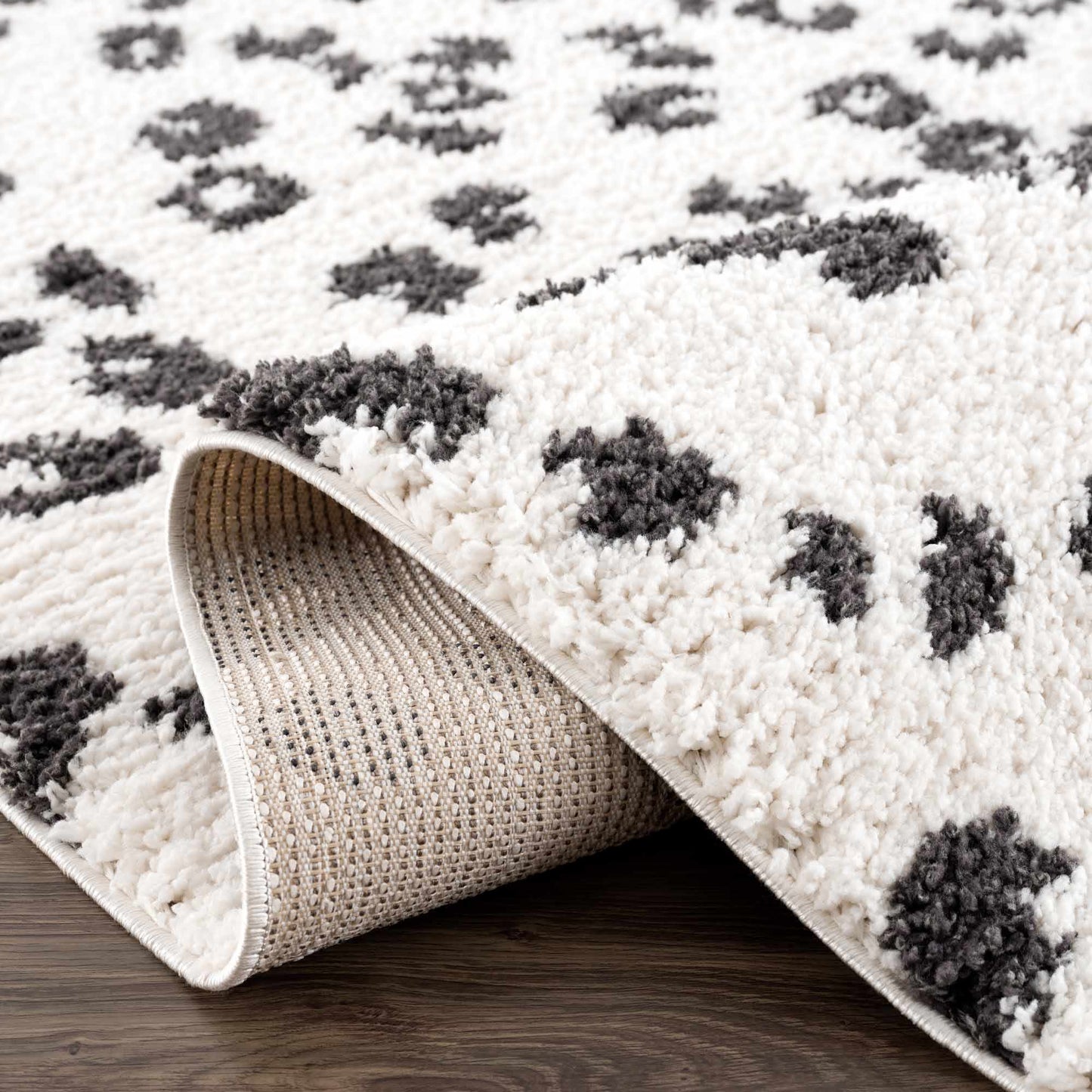 Zhen Black & White Area Rug - Clearance