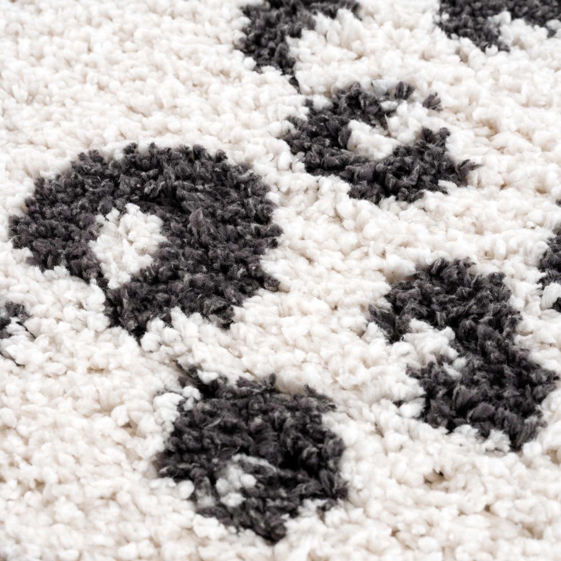 Zhen Black & White Area Rug - Clearance