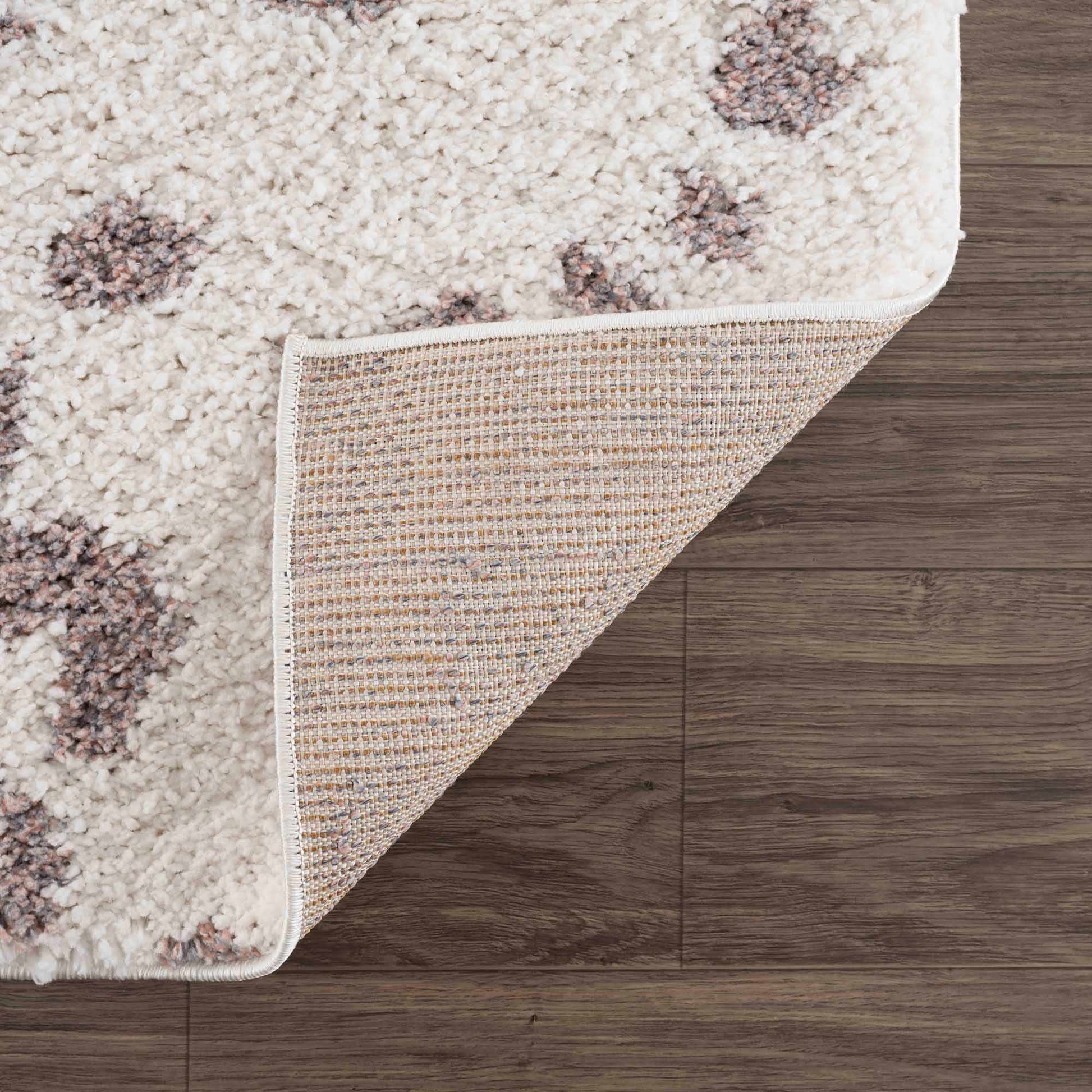 Zhen Pink & White Area Rug - Clearance