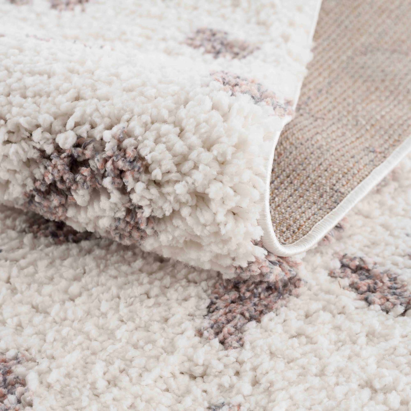 Zhen Pink & White Area Rug - Clearance