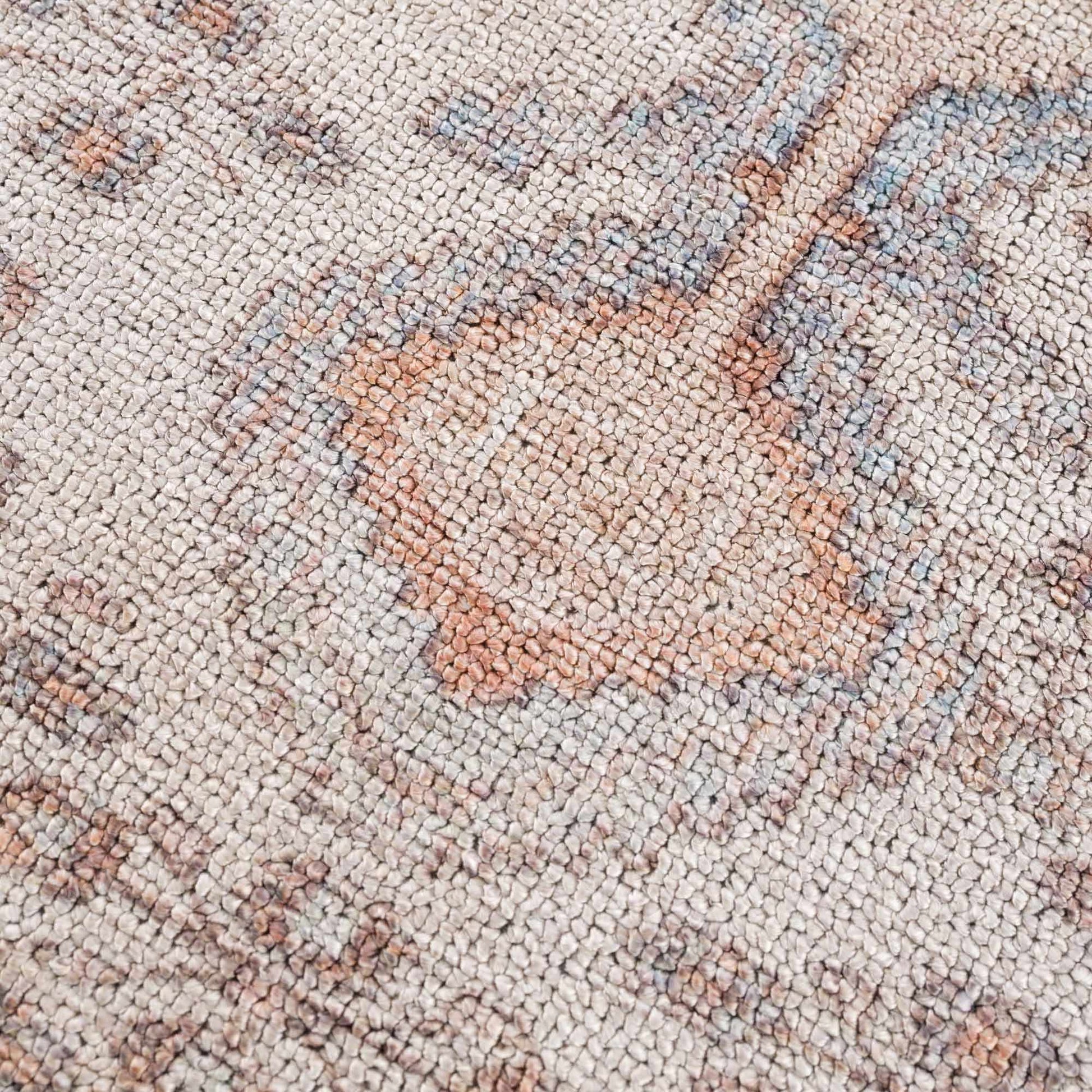 Analu Peach Washable Area Rug