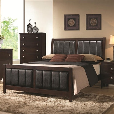 Clay Transitional Full Bedroom Set - Espresso