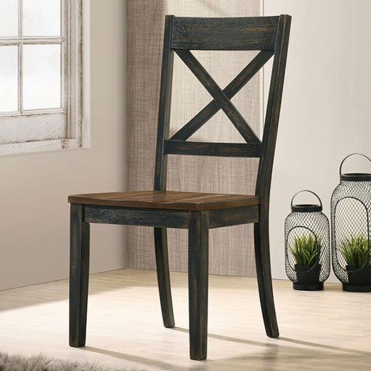 FOA Yensley Rustic Farmhouse Design Dining Side Chair