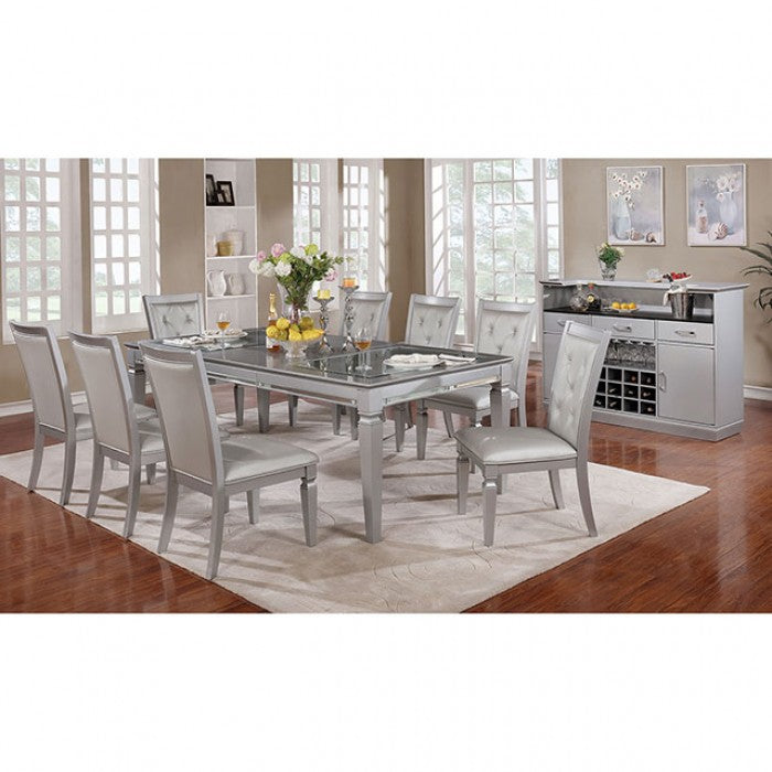 FOA Alena Transitional Style Set of 2 Dining Side Chair