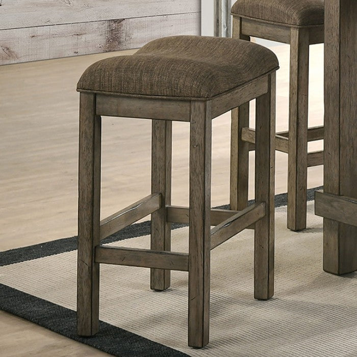 FOA Gumboro Rustic Rustic Bar Stool - Chestnut/Brown