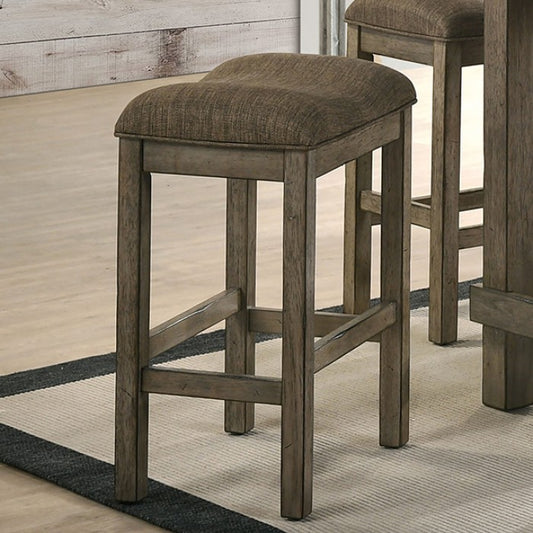 FOA Gumboro Rustic Rustic Bar Stool - Chestnut/Brown