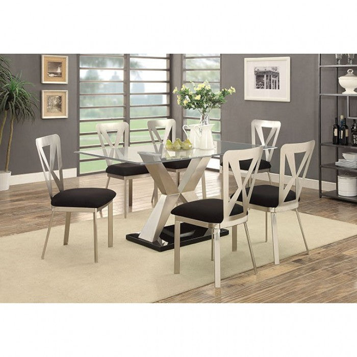 FOA Kera Contemporary X-Cross Dining Side Chair