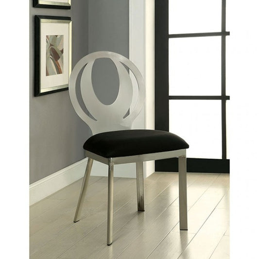 FOA Orla Contemporary Oval Back Design Dining Side Chair - Set of 2