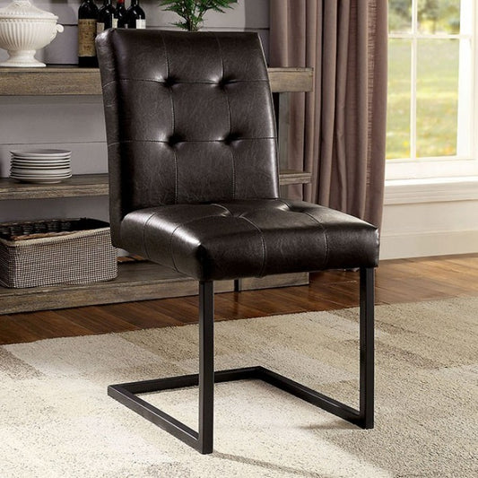 FOA Pisek Collection Industrial Set of 2 Dining Side Chair