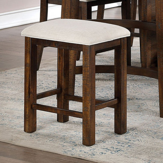 FOA Fredonia Rustic Style Counterheight Bar Stool