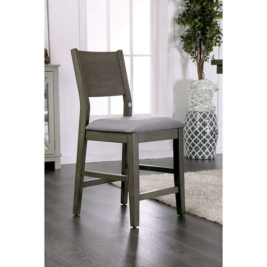 FOA Anton Contemporary Set of 2 Counter Height Dining Chair