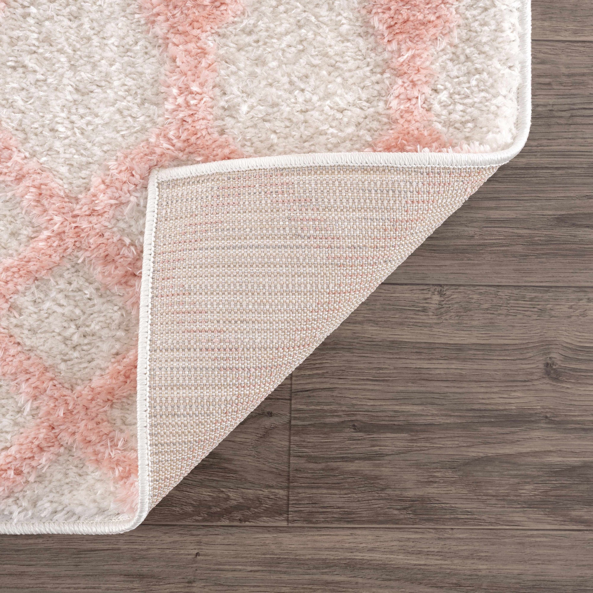 Darva Pink Plush Area Carpet