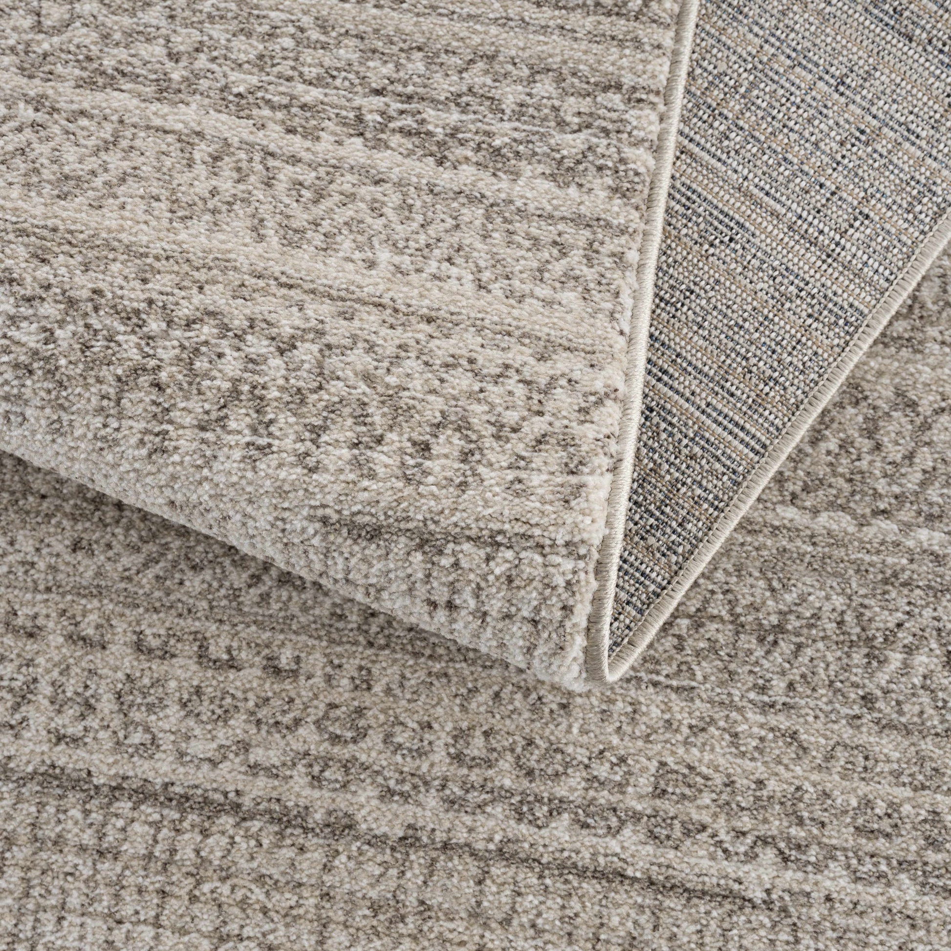 Nate Beige Tribal High Pile Carpet