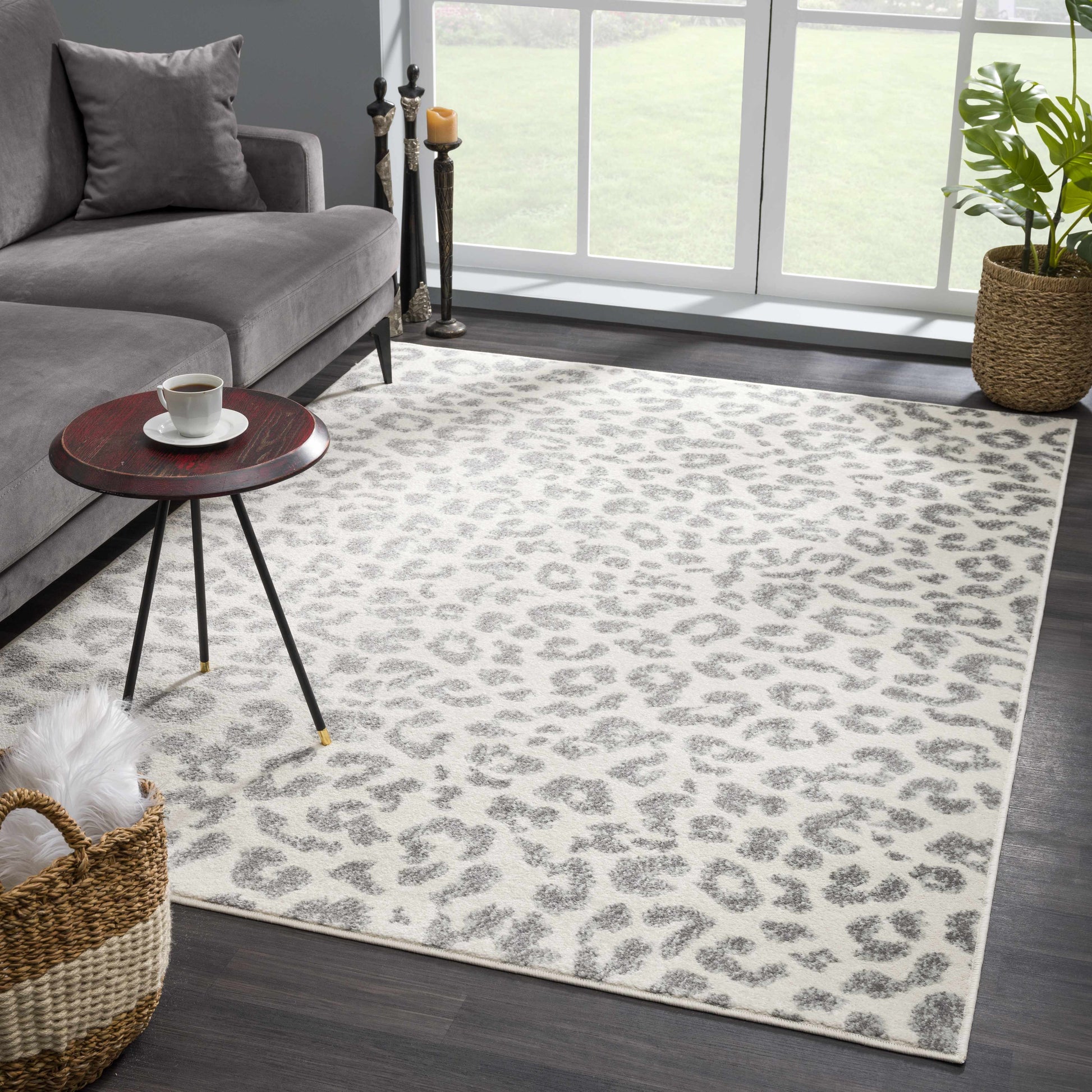 Marash Leopard Print KMRSH-4612 Area Rug - Clearance