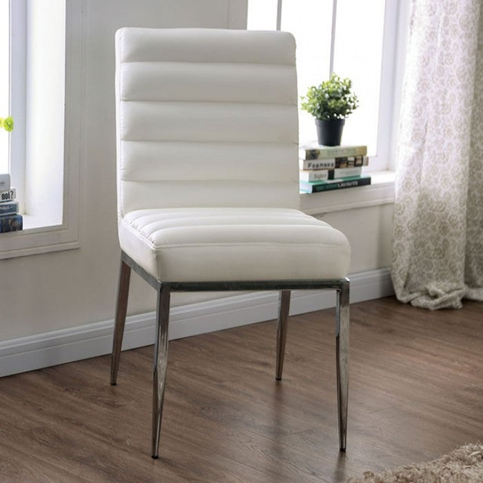 FOA Cilegon Contemporary Padded Seat & Back Set of 2 Dining Side Chair