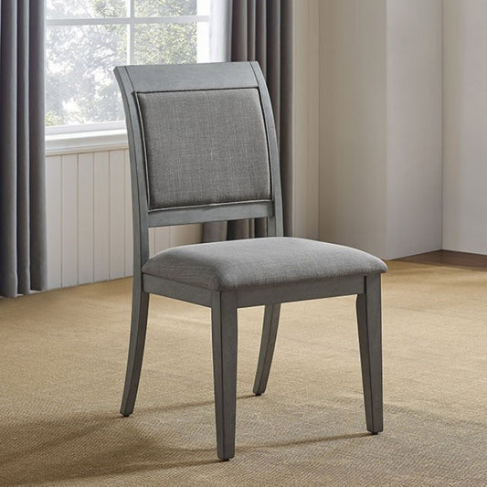 FOA Marla Transitional Curved Chair Design Set of 2 Dining Side Chair