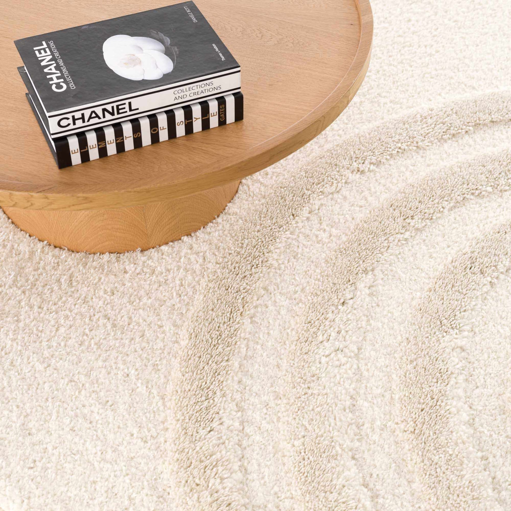 Connerton Beige High-Low Area Rug - Limited Edition