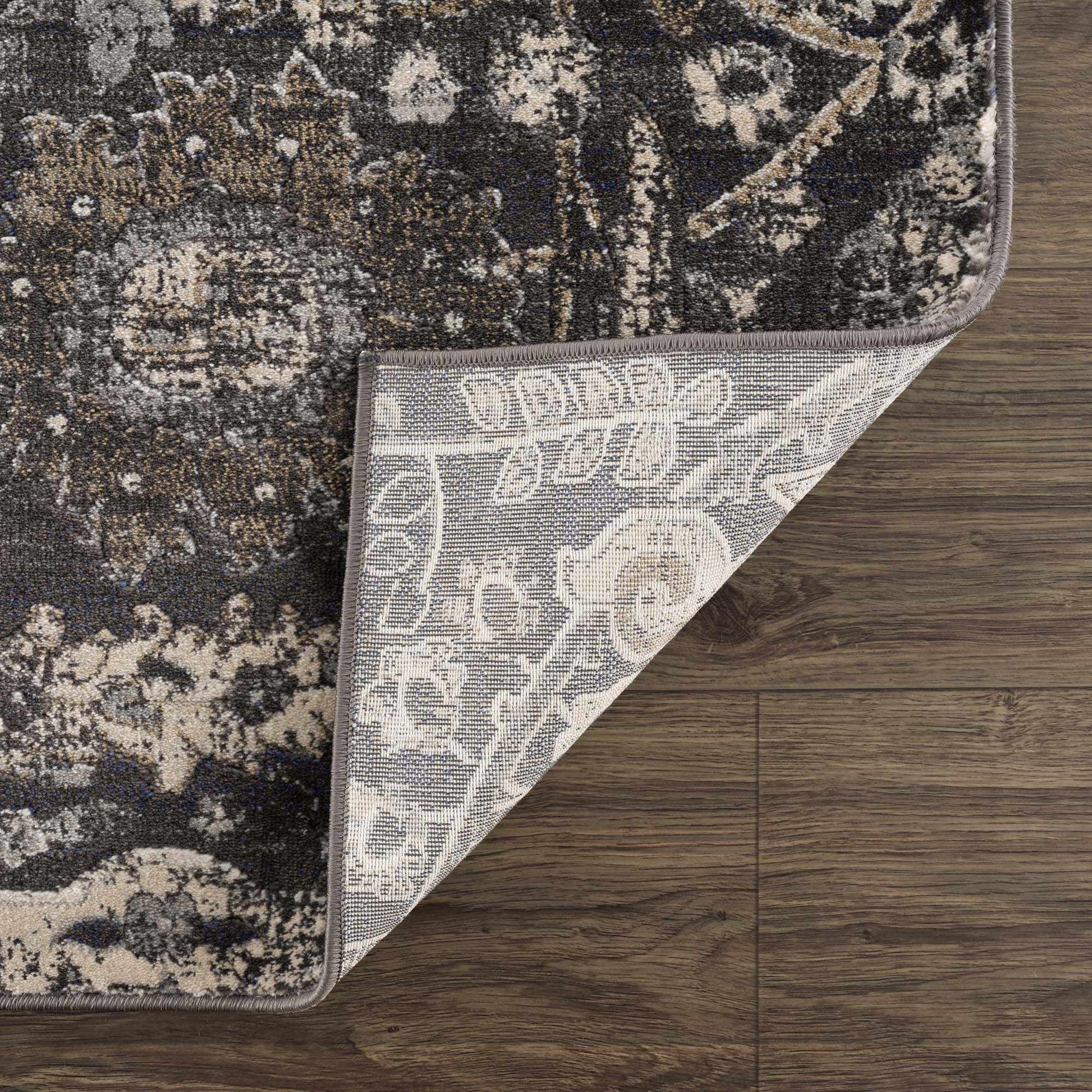 Georgiana Black Area Rug