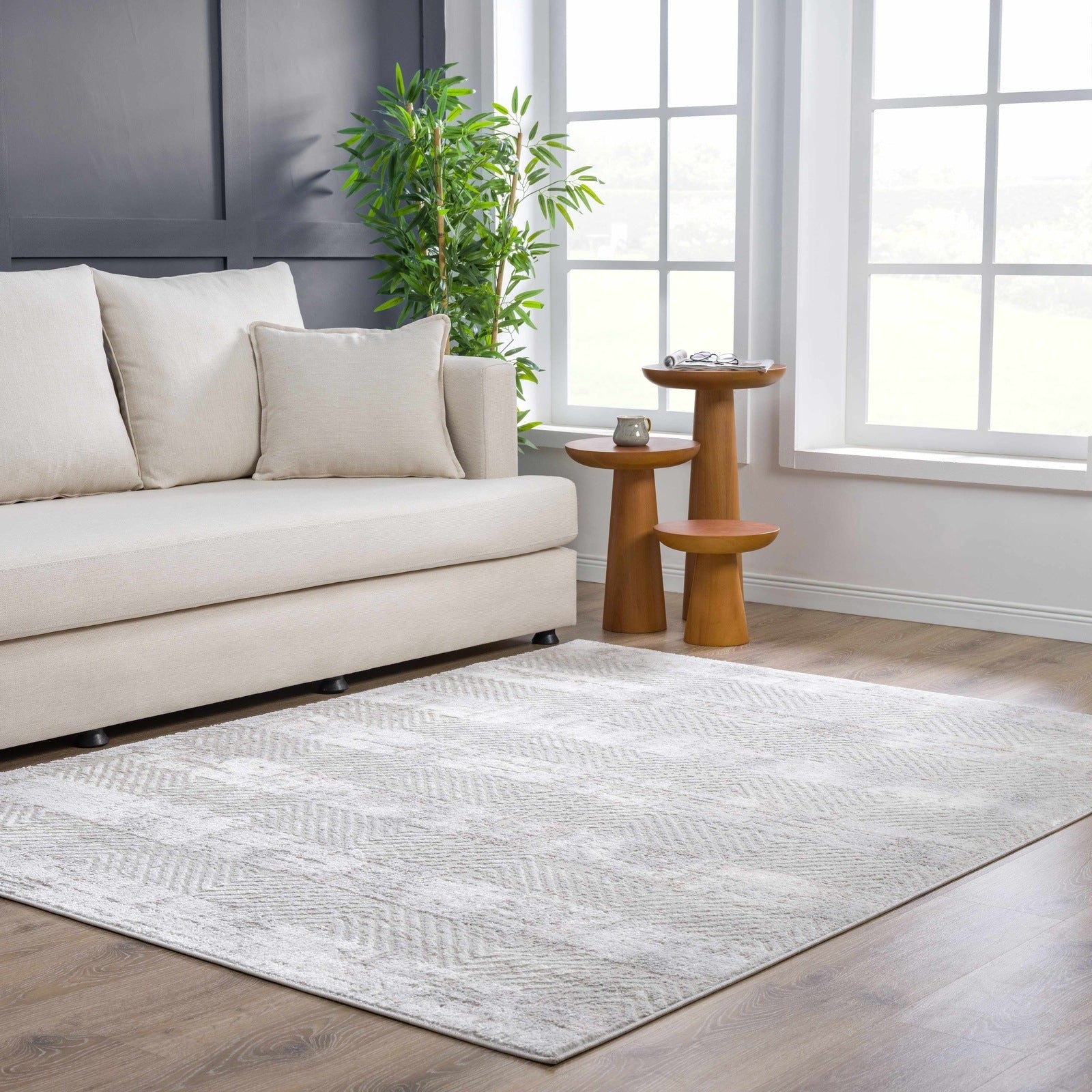 Bucky Textured Cream Rug - Limited Edition