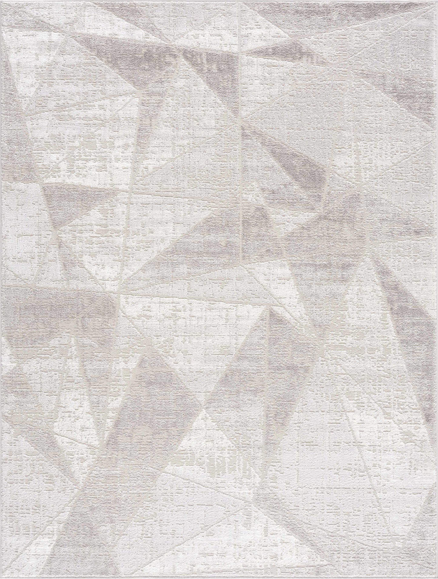 Basia Gray Geometric Modern Rug - Limited Edition