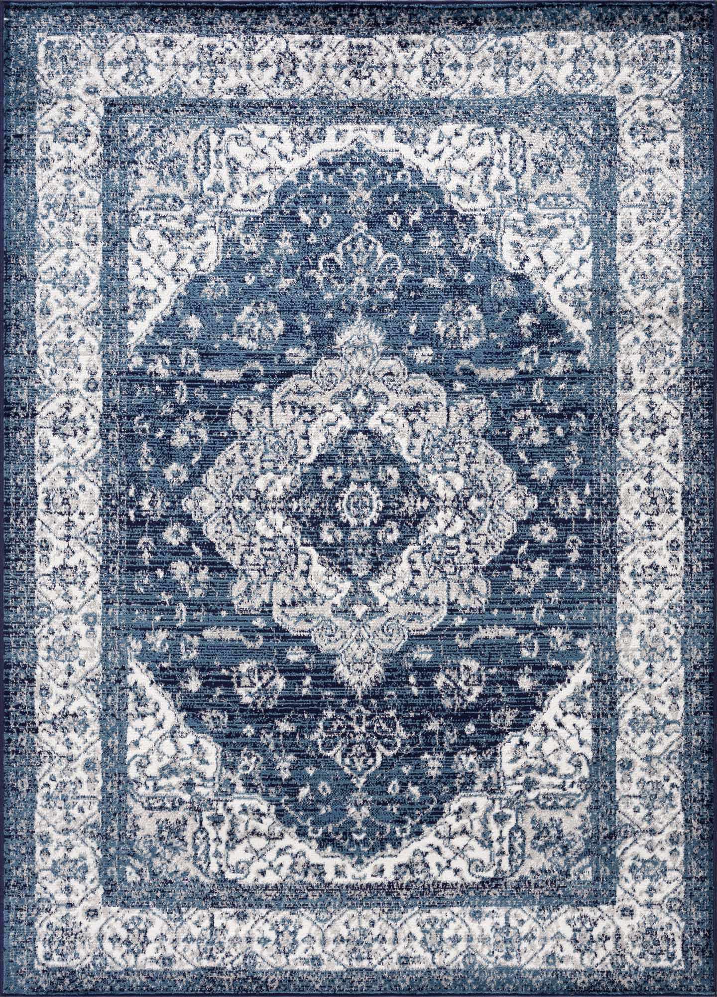 Billy Blue Medallion Rug