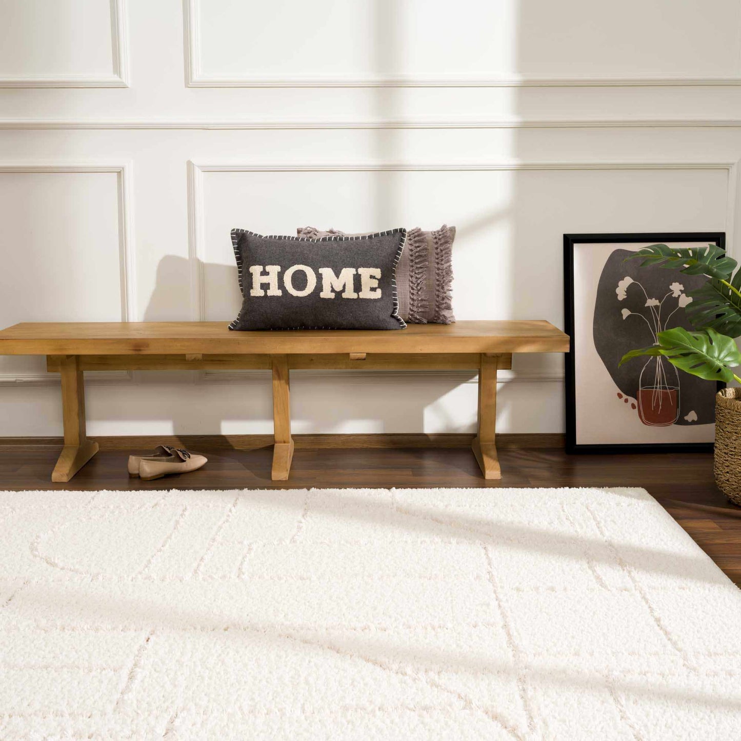 Andia Cream Area Rug - Clearance